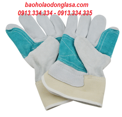 Găng tay da vải kết hợp - Bảo Hộ Lao Động LASA - Công Ty Cổ Phần LASA